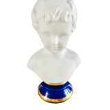 Biscuit child bust, Limoges porcelain