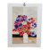 Aquarelle par Michel Roubille, bouquet de fleurs 1988.