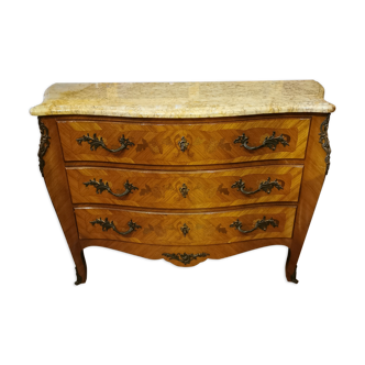 Commode marquetée style Louis XV