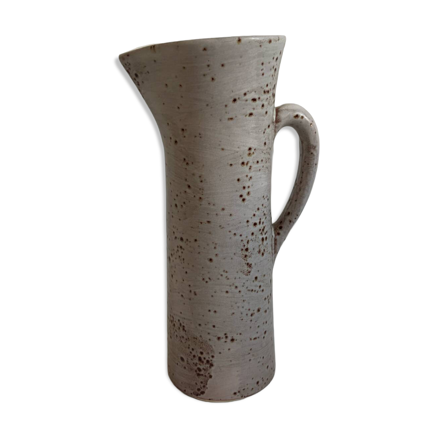 Carafe en céramique mouchetée Gladys, années 70
