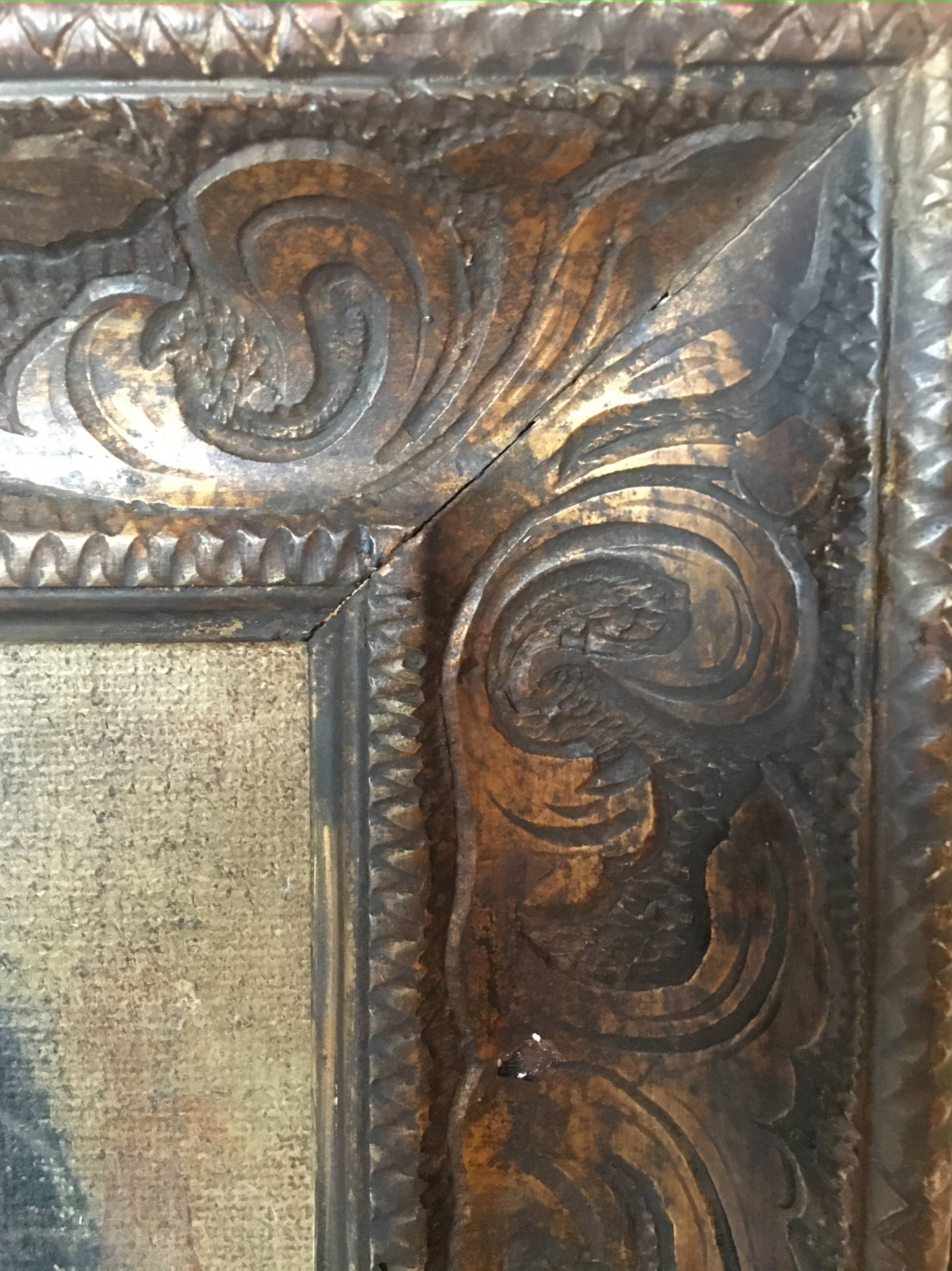 Painting "Impressionist Portrait" by Adrian Oscar Scheiterberg (1864-1910)