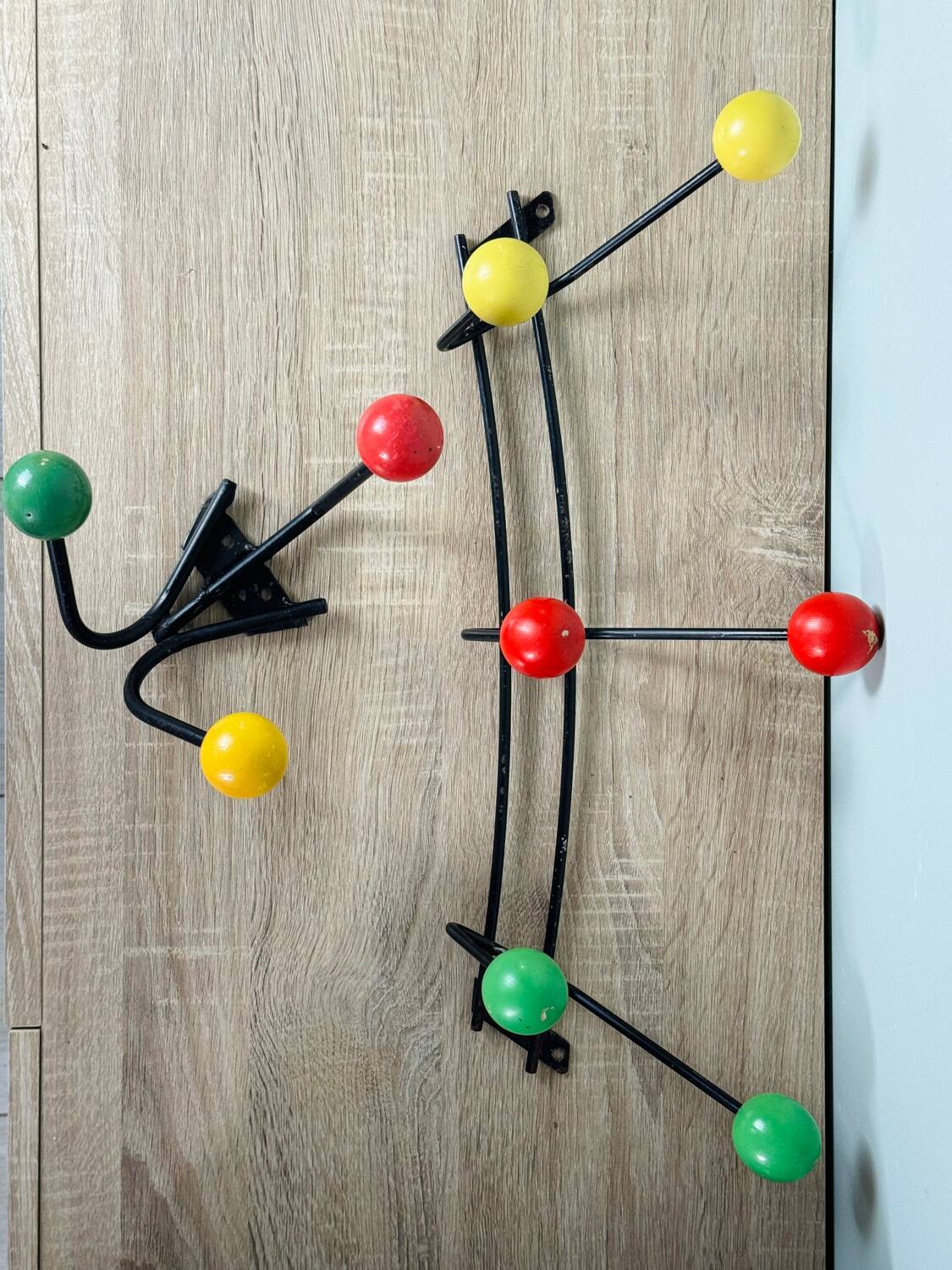 Coat hook 3 balls 1950