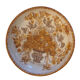 Round ceramic dish signed Cazaux