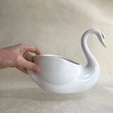 Vintage swan shaped planter