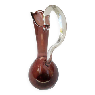 Blown glass ewer