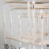 French neoclassical style nest of bar carts, 1960s.