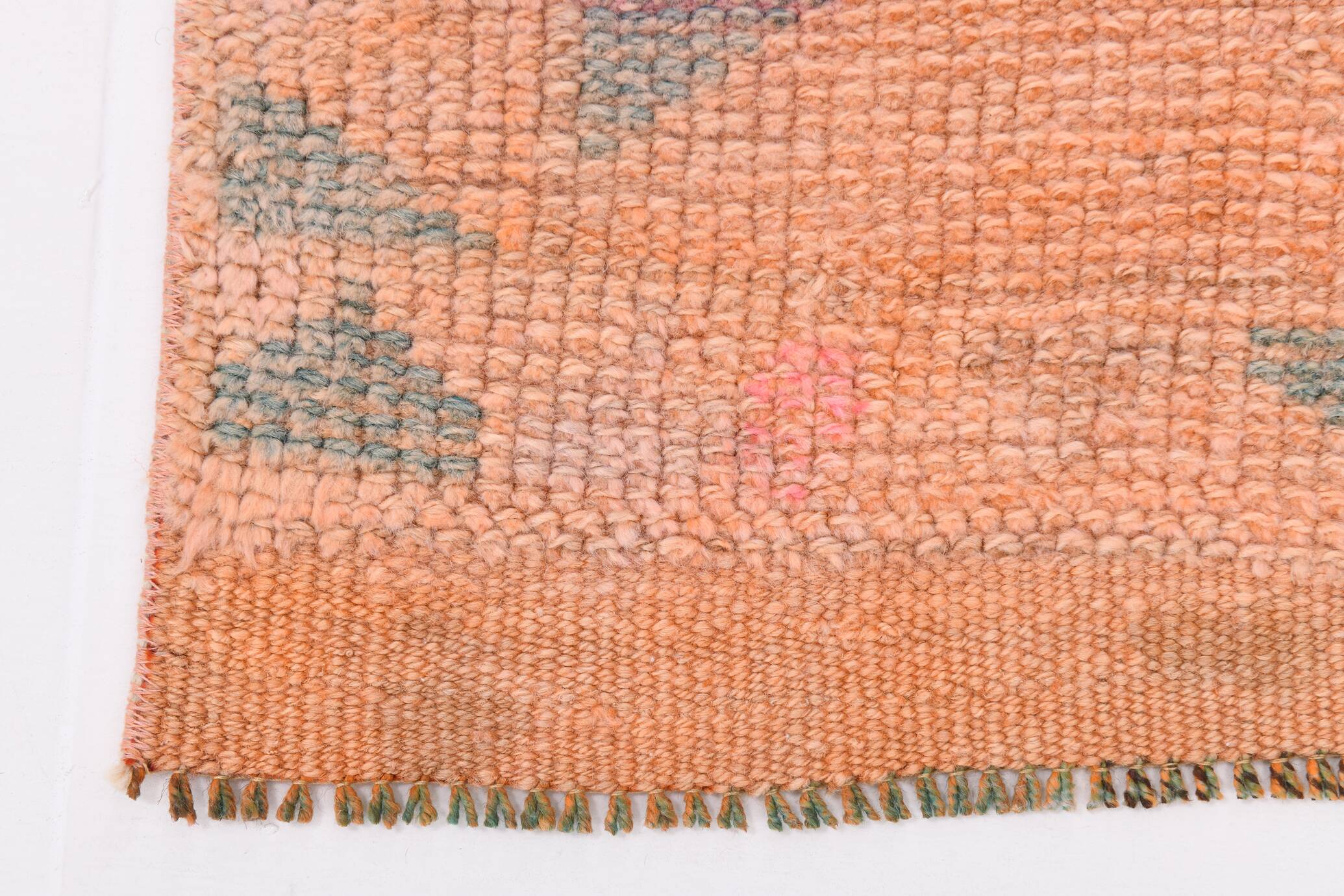 3x10 Peach & Pink Vintage Runner Rug, 84x310Cm