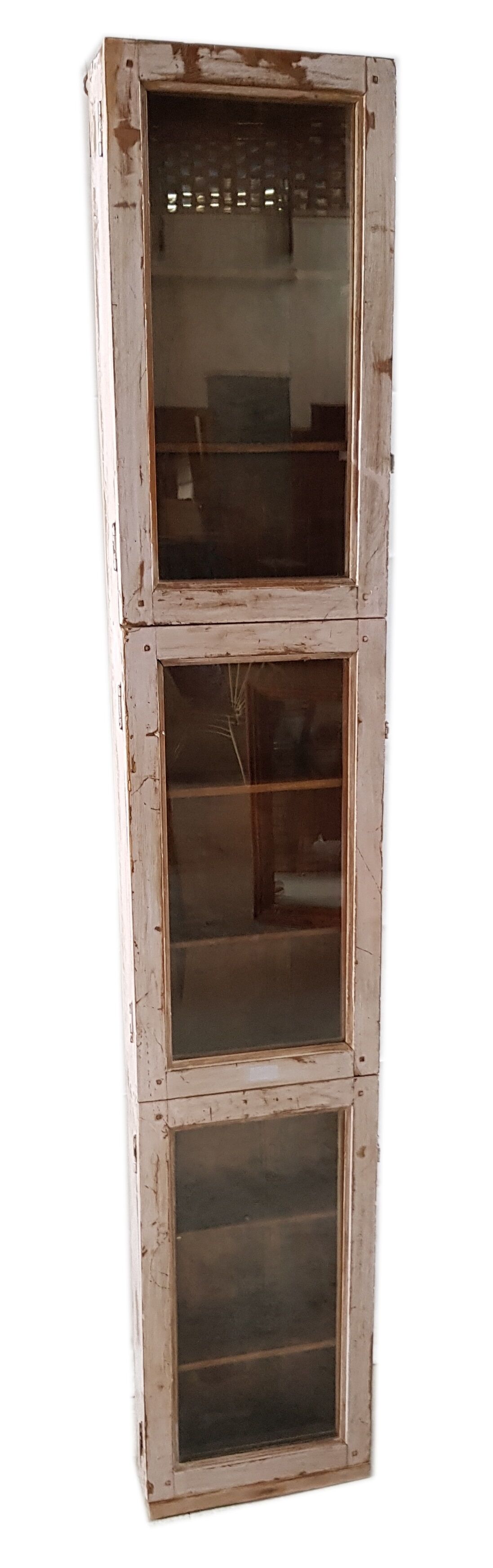 Old teak showcase