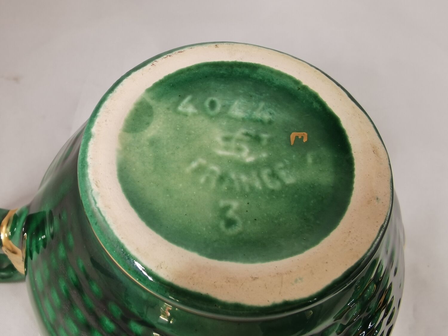 Service à thé DUO, Saint Clément, Vintage, vert