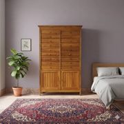 Antique walnut commode with 18 drawers, Italy, 20th century.