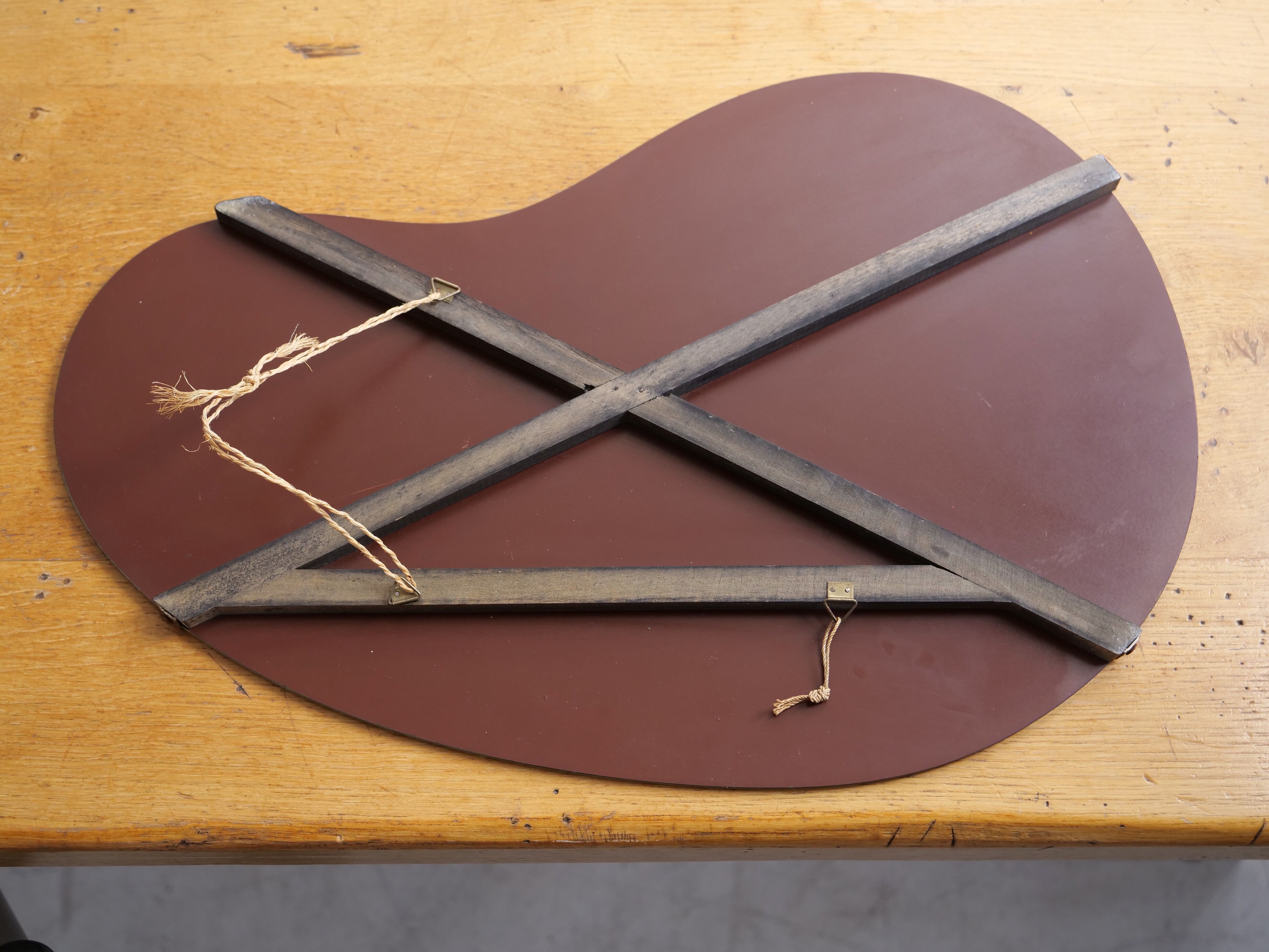 Miroir de forme libre année 50