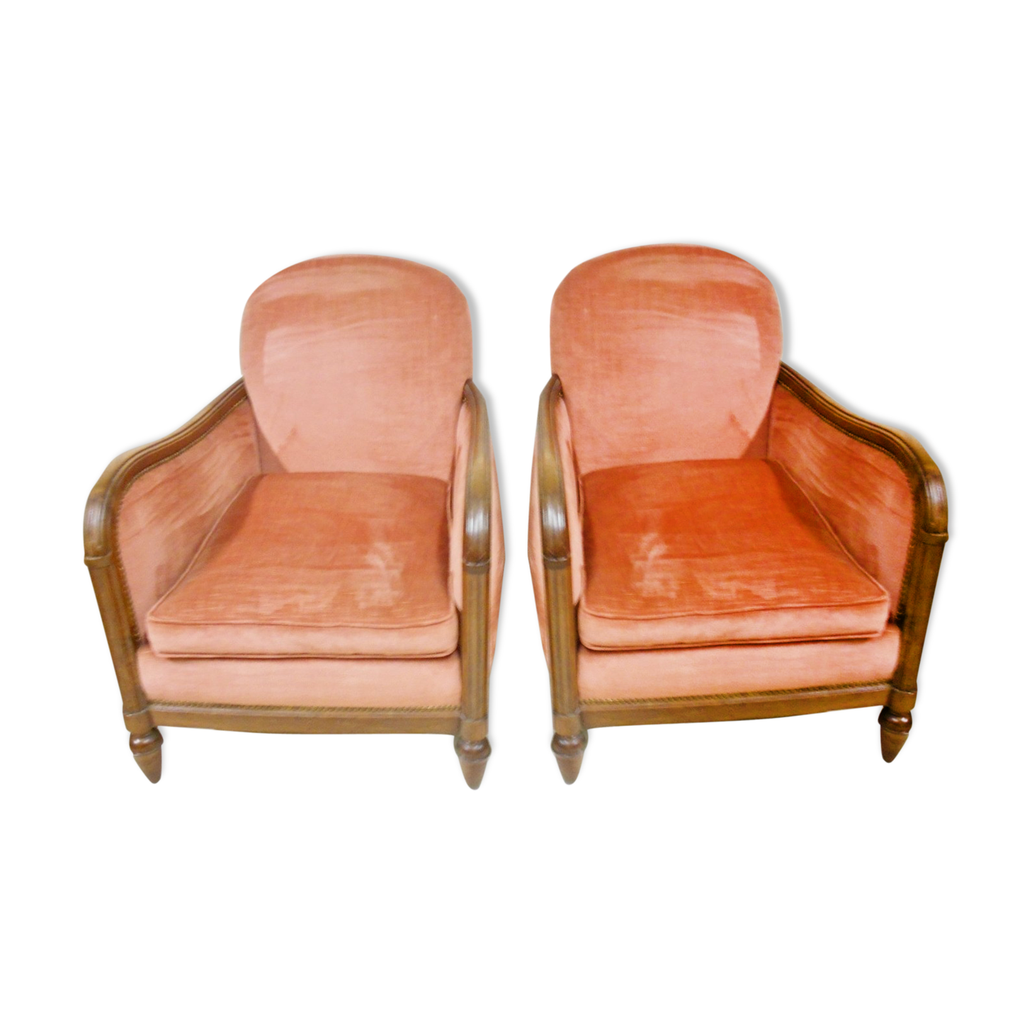 Pair of art deco armchairs