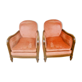 Pair of art deco armchairs