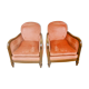Pair of art deco armchairs