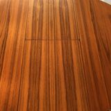 Vintage round table with built-in extension