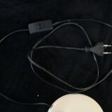 Vintage articulated desk lamp in beige metal years 70