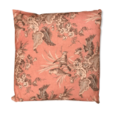 Pink "Indian" square cushion