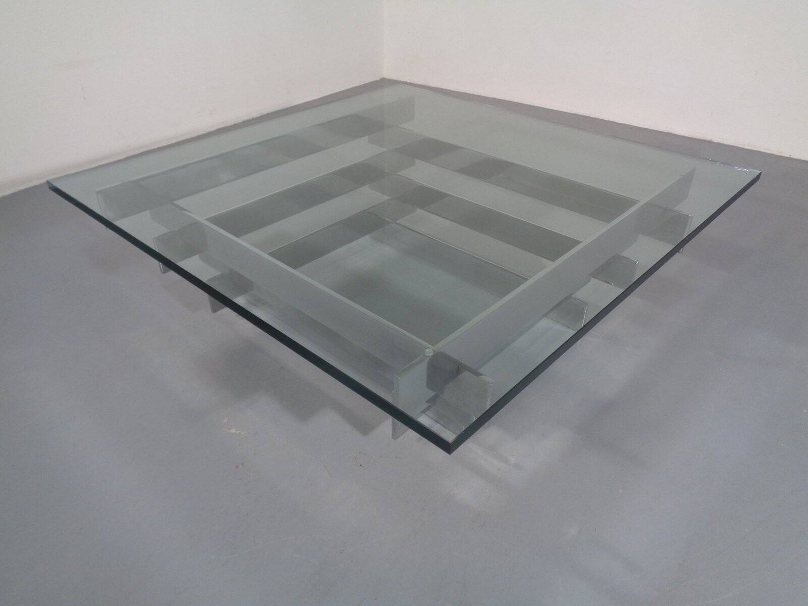 Sculptural Chrome Coffee Table by David Hicks, Italy, 1960s