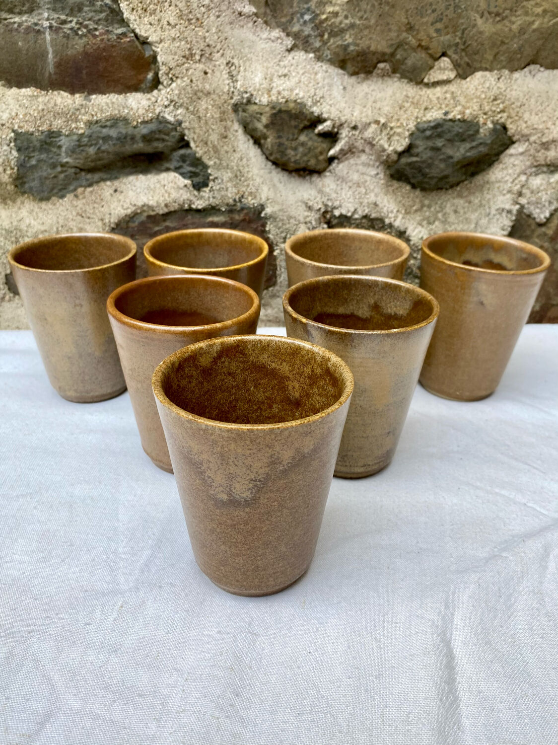 Digoin stoneware glasses