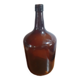 Lady Jeanne vase in brown smoked glass Some small discreet white traces