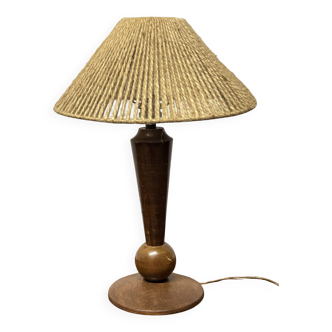 Art Deco wooden lamp