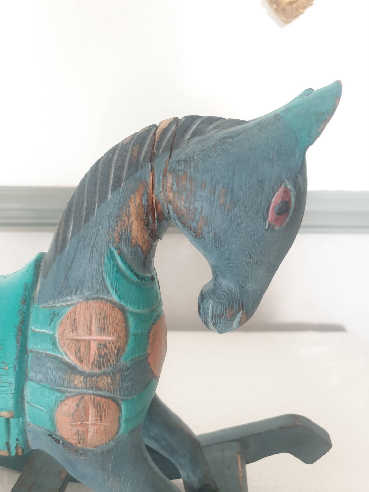 Cheval à bascule vintage