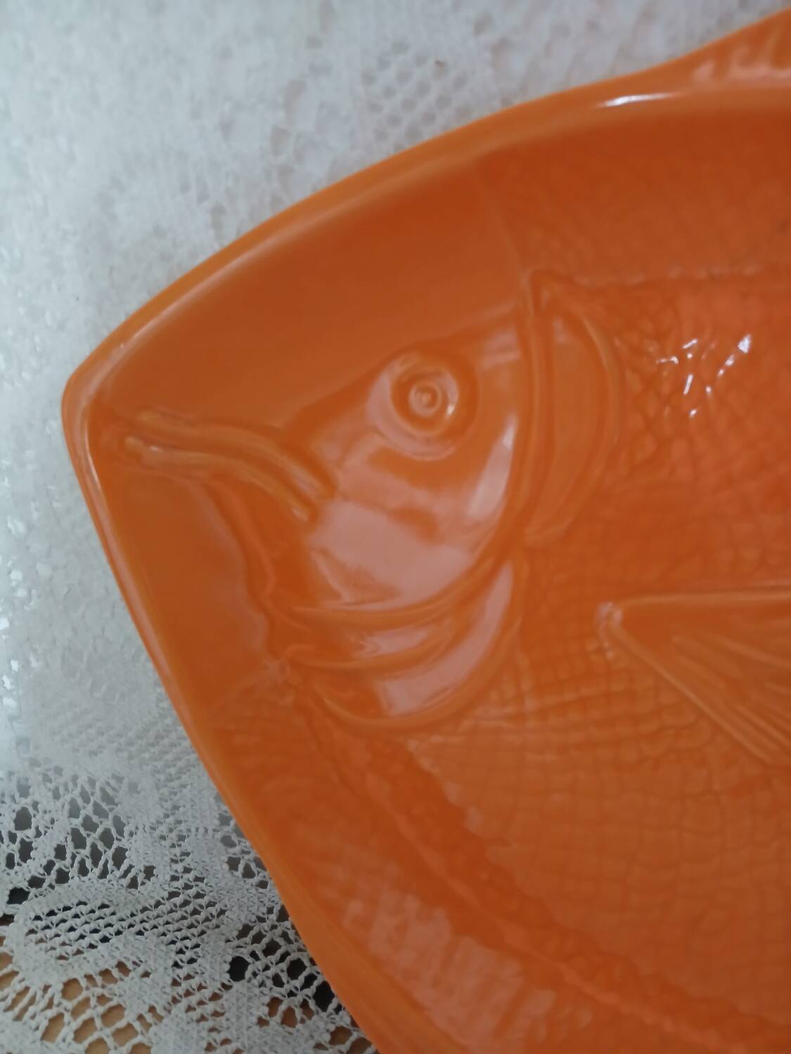 Large platter of fish barbotine