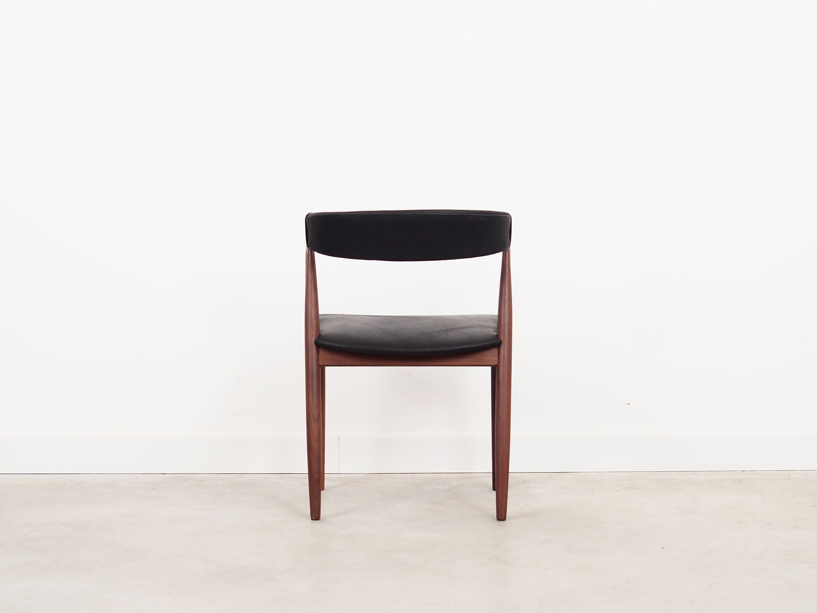 Lot de 4 chaises en teck, design danois, années 1970, Danemark