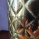 Vintage gold umbrella stand