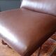 Designer leather and chrome chair 1970