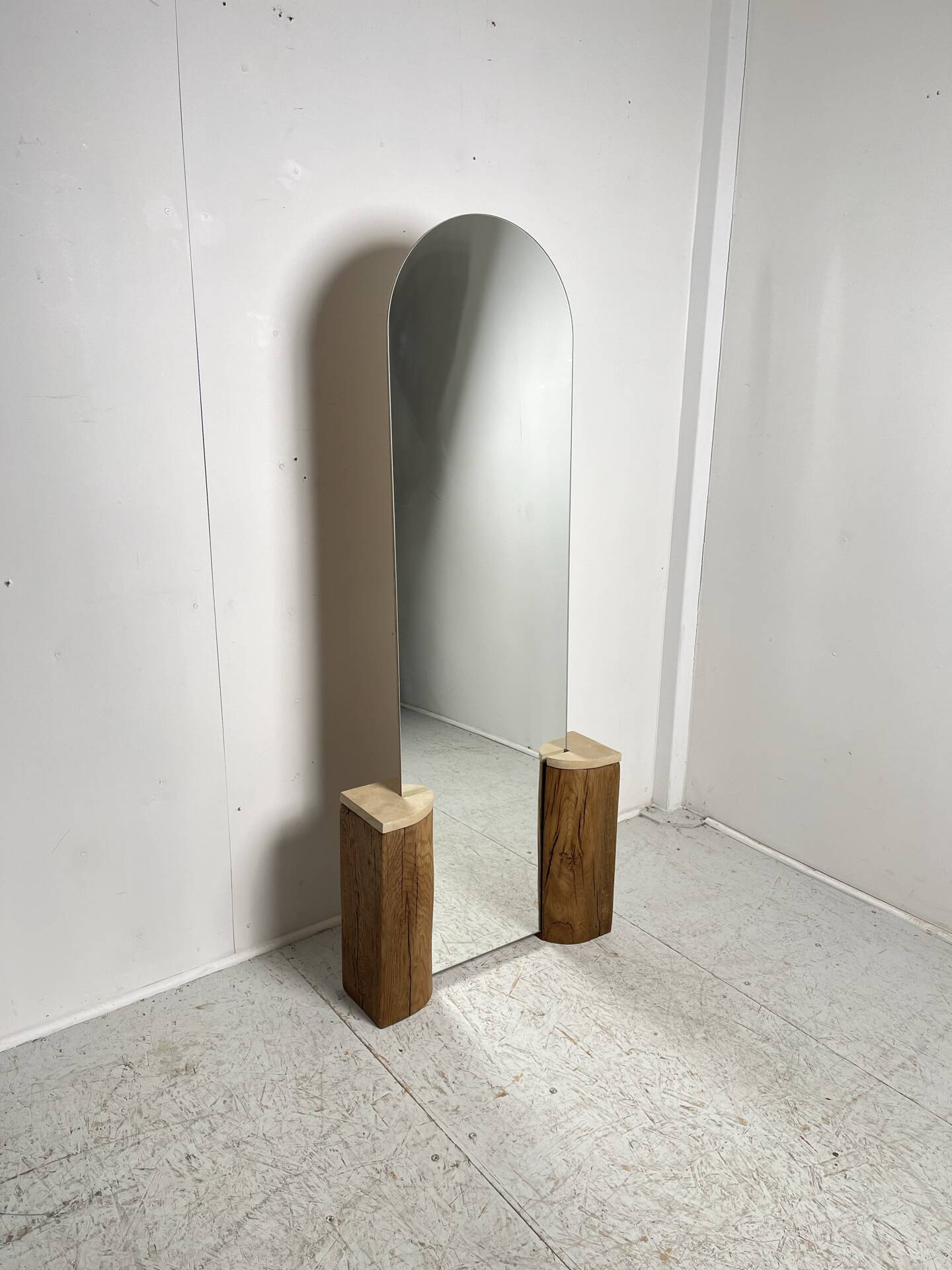 Grand miroir à poser