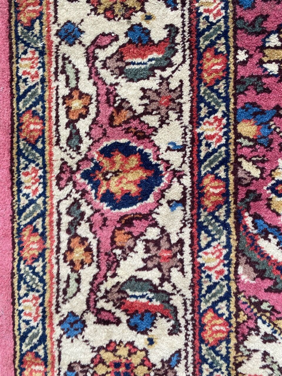 Beautiful vintage Transylvania handmade Persian style carpet 131x220 cm