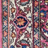 Tapis vintage Transylvanie style persan fait main 131x220 cm