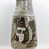 Vase of Paul Quéré "The Minotaur" ceramic 1960