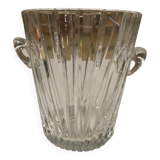 Seau à champagne en verre taillé