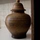 Jarre / vase en beige brun