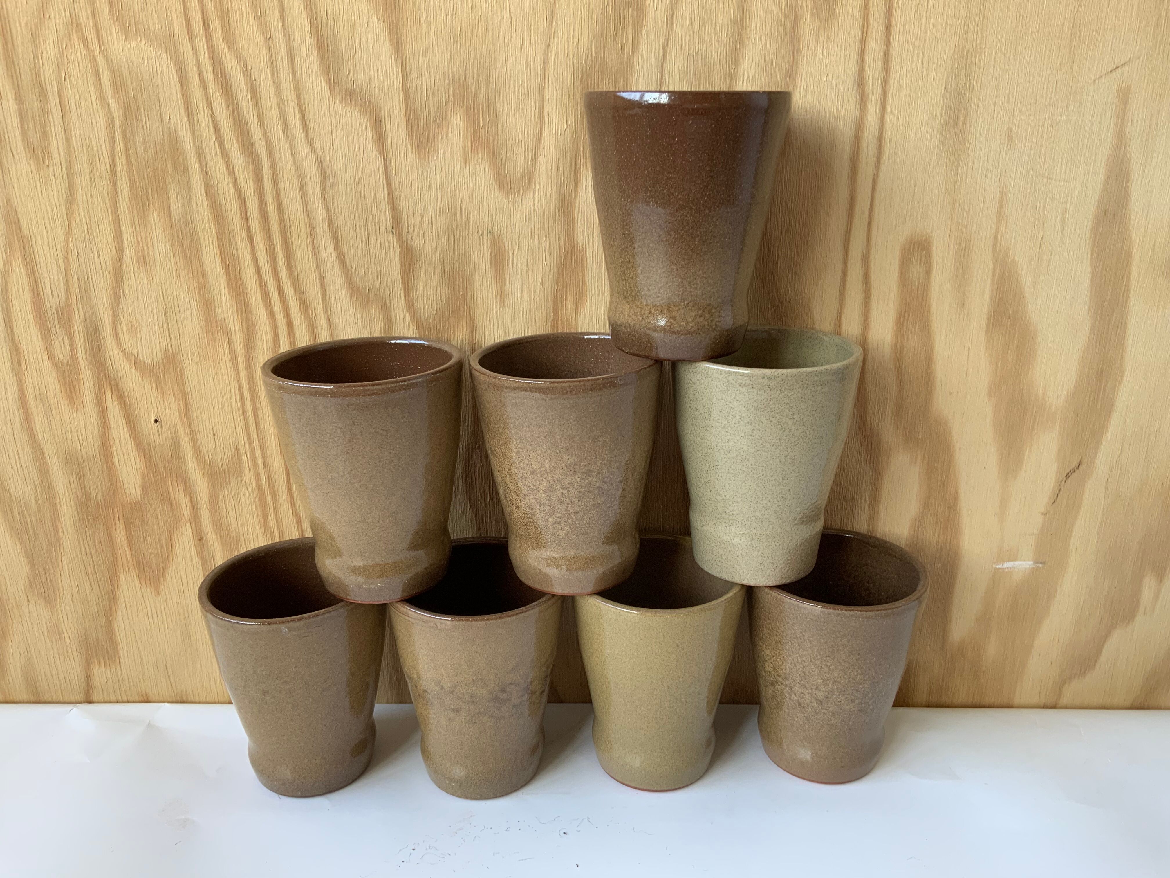 Sandstone cups