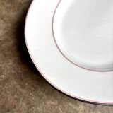 SG monogrammed oval porcelain dish