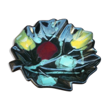 Ceramic leaf-shaped catchall