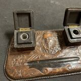 Leather desk necessities