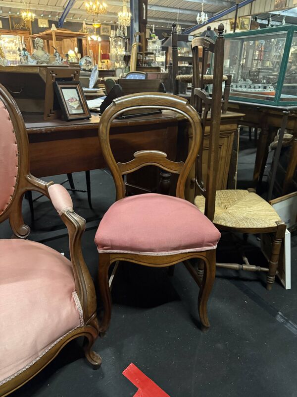 Ensemble de 2 chaises et 1 fauteuil