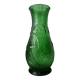 Large green glass vase circa 1950/1960, constantin italy