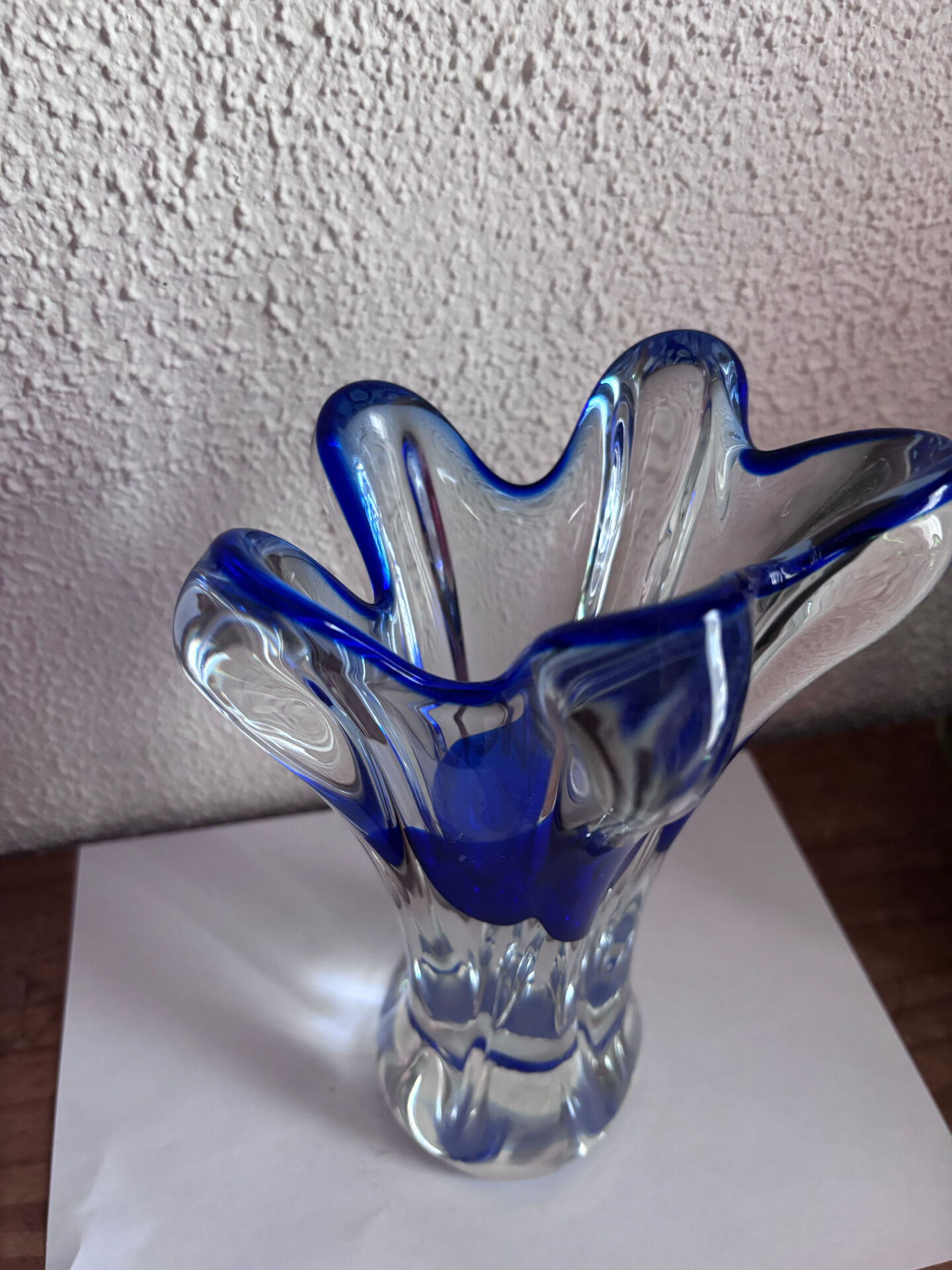 Vase cristal murano