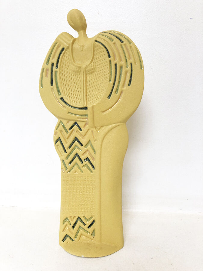 Femme jaune, ceramiche chiminazzo, 1970