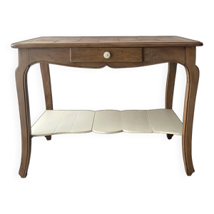 console ancienne en merisier - style louis