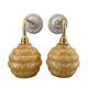 Pair of Art Deco globe wall lights