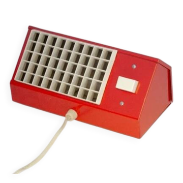 Lampe de chevet rouge Elidus en métal, conçue par Hans-Agne Jakobsson dans les années 1970