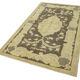 1970s handwoven decorative anatolian beige carpet 131 cm x 234 cm