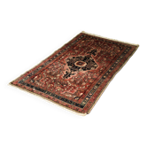 Vintage Hand-Woven Oriental Middle Eastern Zanjan Hamadan Rug, 1960s