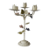 Chandelier métal peint rétro kitsch candélabre bougeoir 5 branches